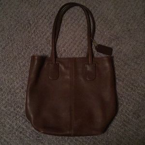 Brown Leather Coach Handbag